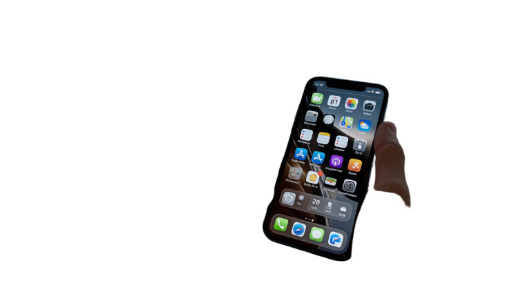 Smartphone In Hand V2 Vinyl Car Decal Sticker – Waterproof & UV-Resistant 8"