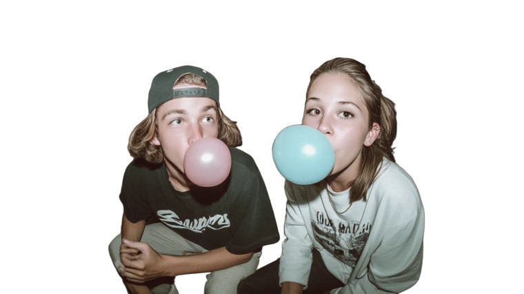 Bubble Gum Teens Vinyl Car Decal Sticker – Waterproof & UV-Resistant 8"