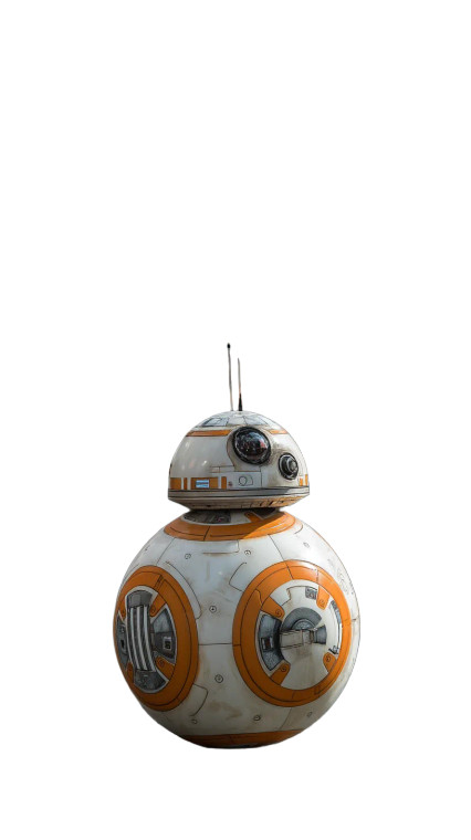 Bb-8 Marathon Vinyl Car Decal Sticker – Waterproof & UV-Resistant 8"
