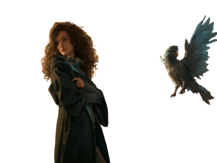 Hermione And Phoenix Vinyl Car Decal Sticker – Waterproof & UV-Resistant 8" Hermione And Phoenix Vinyl Car Decal Sticker – Waterproof & UV-Resistant 8"