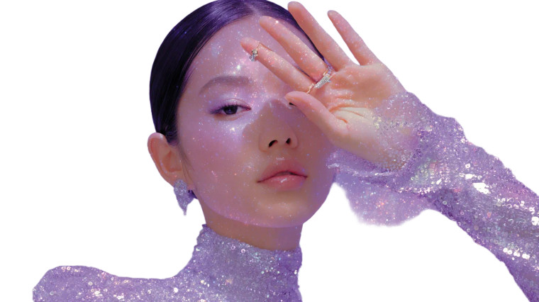 Futuristic Cosmic Idol Vinyl Car Decal Sticker – Waterproof & UV-Resistant 8"