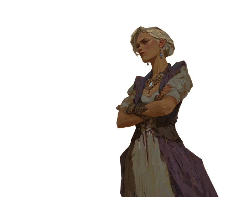 Steiner Noblewoman Vinyl Car Decal Sticker – Waterproof & UV-Resistant 8"