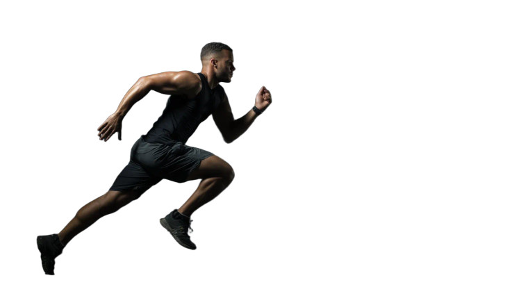 Energetic Runner Vinyl Car Decal Sticker – Waterproof & UV-Resistant 8"