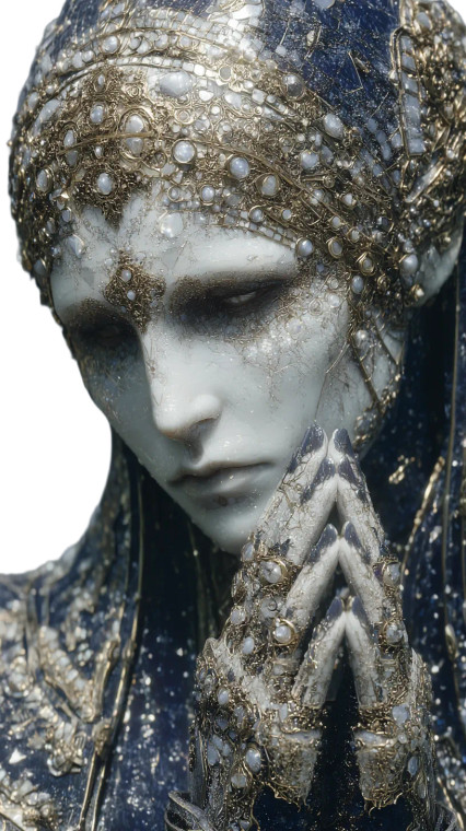 Crystal Holographic Humanoid Vinyl Car Decal Sticker – Waterproof & UV-Resistant 8"