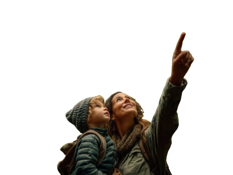 Happy Mom And Child Vinyl Car Decal Sticker – Waterproof & UV-Resistant 8"