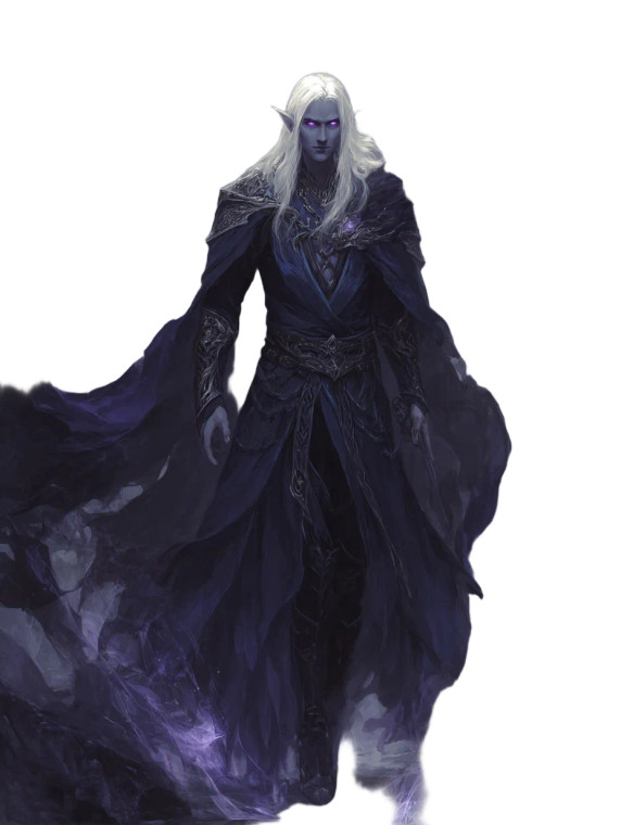 Dark Elf Sorcerer V3 Vinyl Car Decal Sticker – Waterproof & UV-Resistant 8"