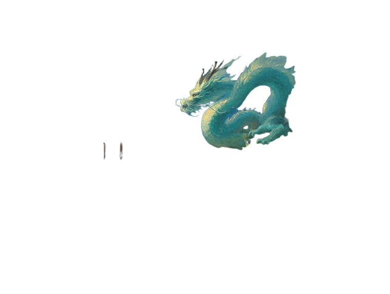 Jade Dragon Rising Vinyl Car Decal Sticker – Waterproof & UV-Resistant 8"