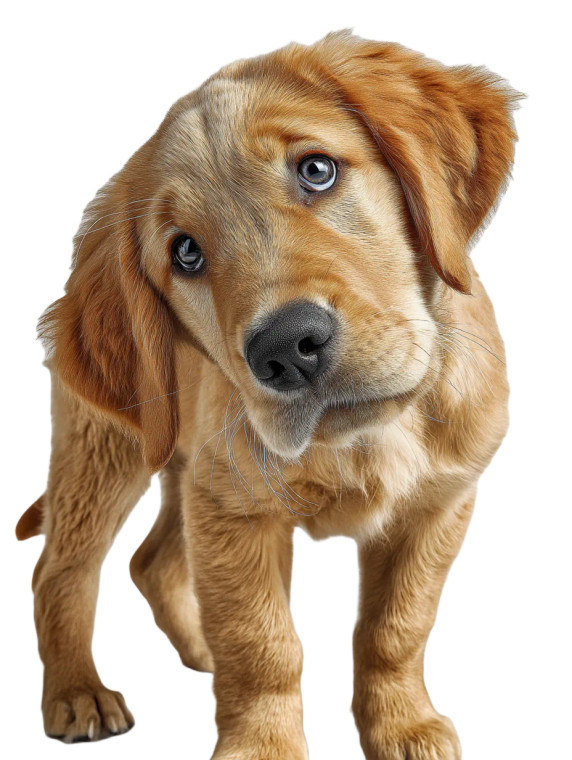 Golden Retriever Puppy V29 Vinyl Car Decal Sticker – Waterproof & UV-Resistant 8"