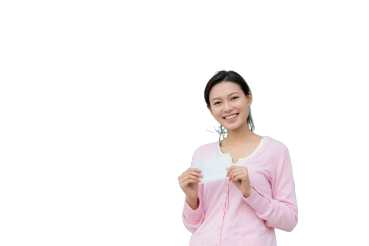Smiling Patient Celebration Vinyl Car Decal Sticker – Waterproof & UV-Resistant 8"