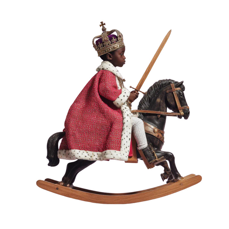 Child King Play Vinyl Car Decal Sticker – Waterproof & UV-Resistant 8"