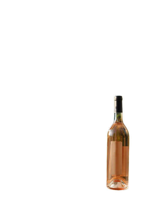 Elegant Rosé Bottle Vinyl Car Decal Sticker – Waterproof & UV-Resistant 8"