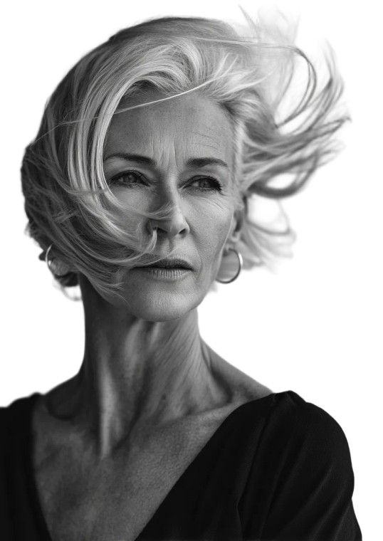 Elegant Model Portrait V7 Vinyl Car Decal Sticker – Waterproof & UV-Resistant 8"