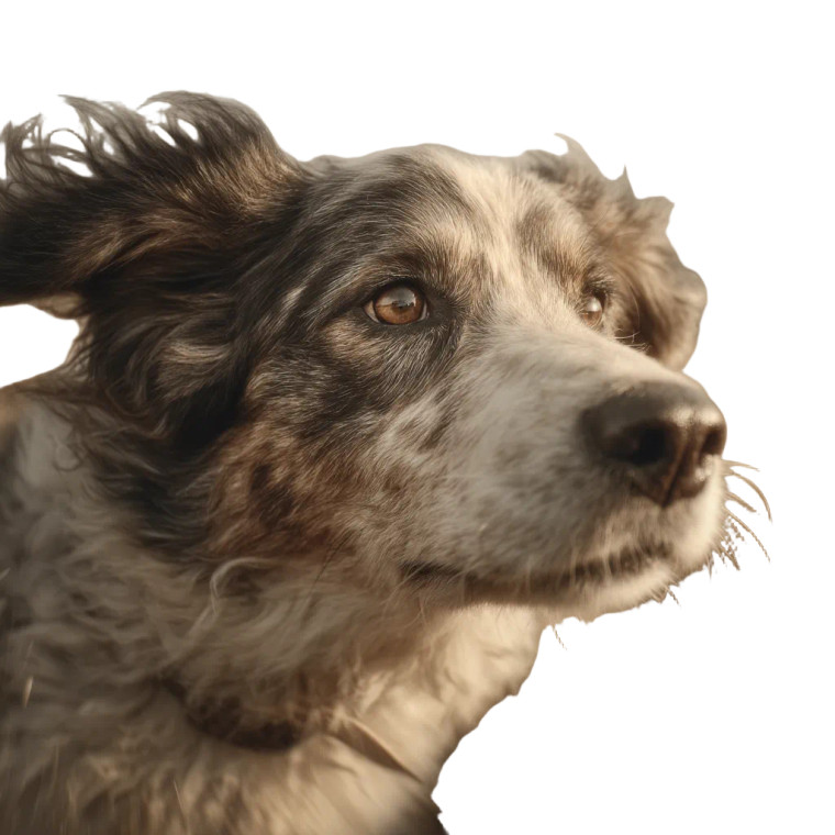 Joyful Running Dog V2 Vinyl Car Decal Sticker – Waterproof & UV-Resistant 8"