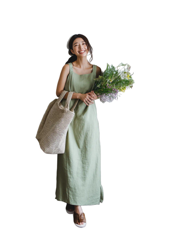 Japanese Woman Portrait V13 Vinyl Car Decal Sticker – Waterproof & UV-Resistant 8"