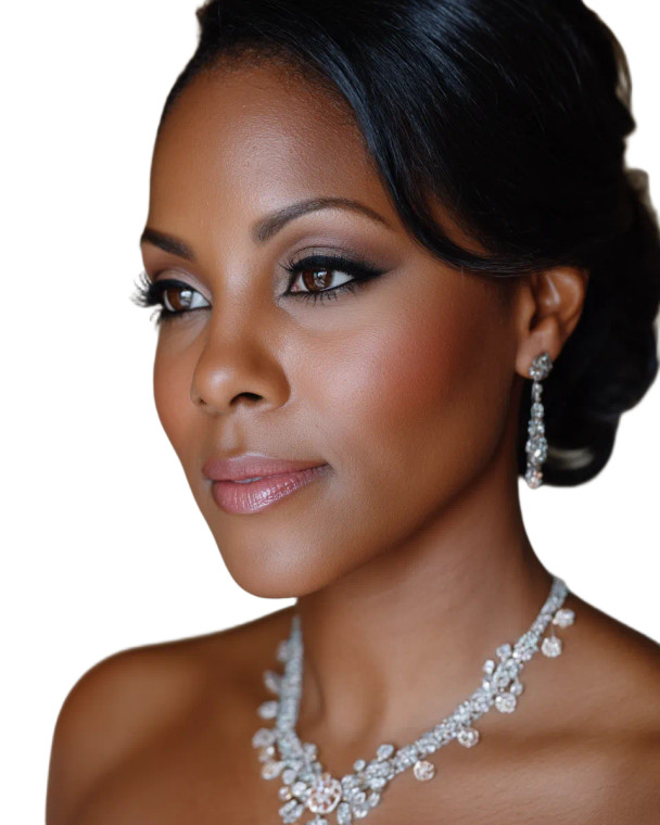 Elegant Bride Portrait V3 Vinyl Car Decal Sticker – Waterproof & UV-Resistant 8"