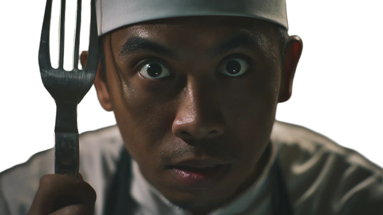 Worried Chef Vinyl Car Decal Sticker – Waterproof & UV-Resistant 8"