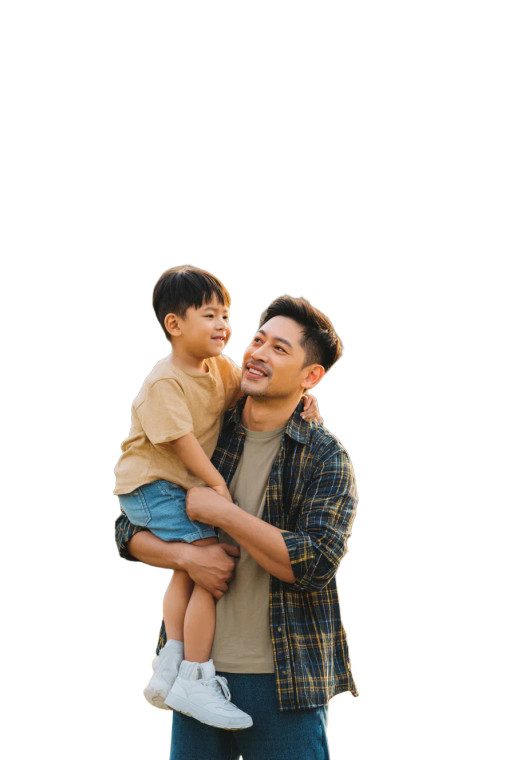 Father And Son Picnic Vinyl Car Decal Sticker – Waterproof & UV-Resistant 8"