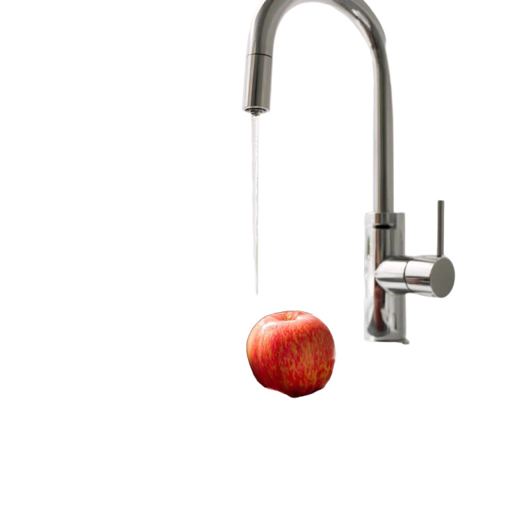 Washing An Apple Vinyl Car Decal Sticker – Waterproof & UV-Resistant 8"