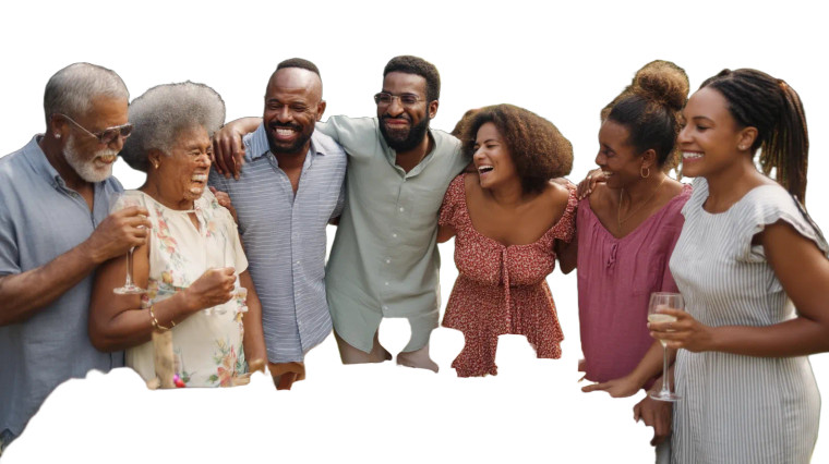 Family Backyard Barbecue Vinyl Car Decal Sticker – Waterproof & UV-Resistant 8"