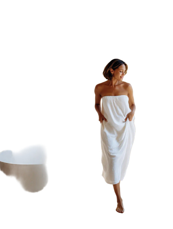 Serene Spa Scene Vinyl Car Decal Sticker – Waterproof & UV-Resistant 8"