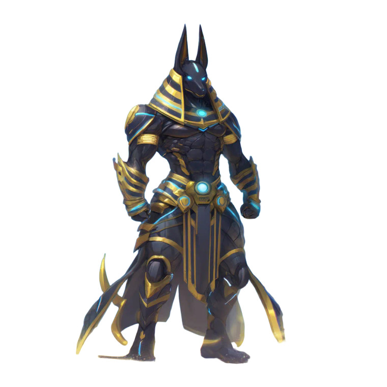 Anubis Warrior V3 Vinyl Car Decal Sticker – Waterproof & UV-Resistant 8"