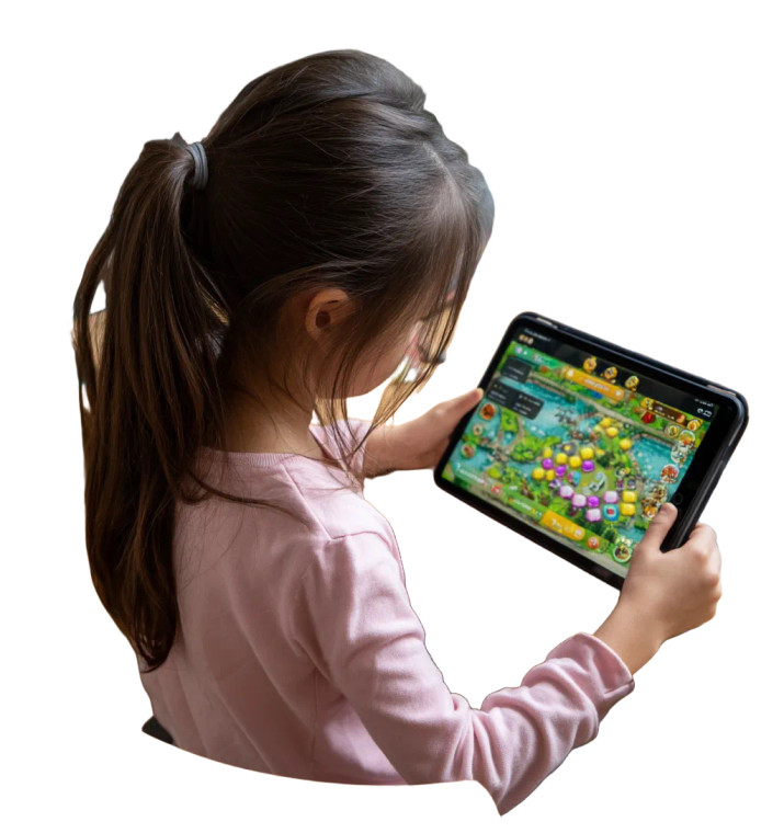 Girl Doing Homework Vinyl Car Decal Sticker – Waterproof & UV-Resistant 8"