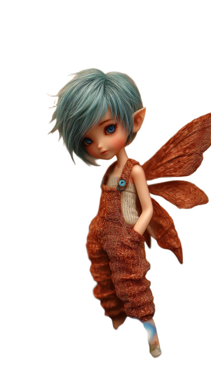 Graceful Male Fairy Vinyl Car Decal Sticker – Waterproof & UV-Resistant 8"