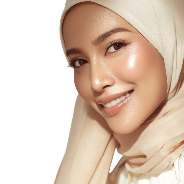 Radiant Malay Woman Vinyl Car Decal Sticker – Waterproof & UV-Resistant 8"