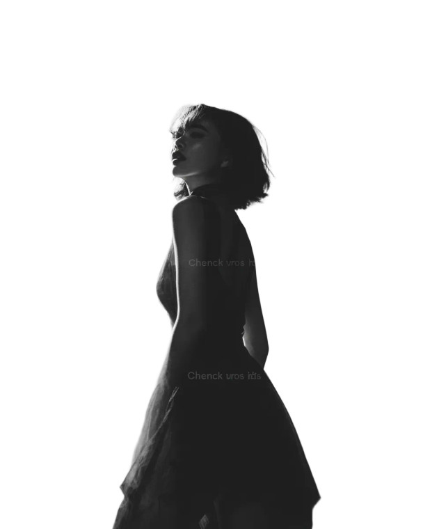 Ethereal Smoke Dress Vinyl Car Decal Sticker – Waterproof & UV-Resistant 8"