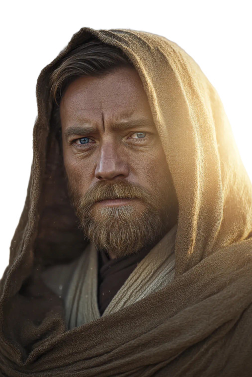 Obi-Wan Kenobi V2 Vinyl Car Decal Sticker – Waterproof & UV-Resistant 8"