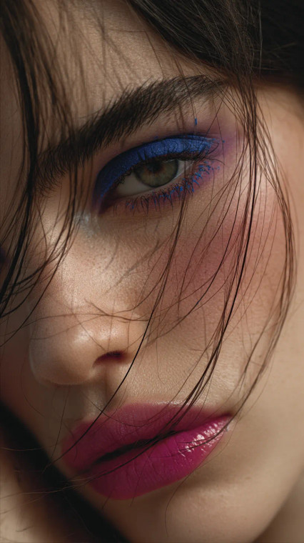 Beauty Editorial Model Vinyl Car Decal Sticker – Waterproof & UV-Resistant 8"