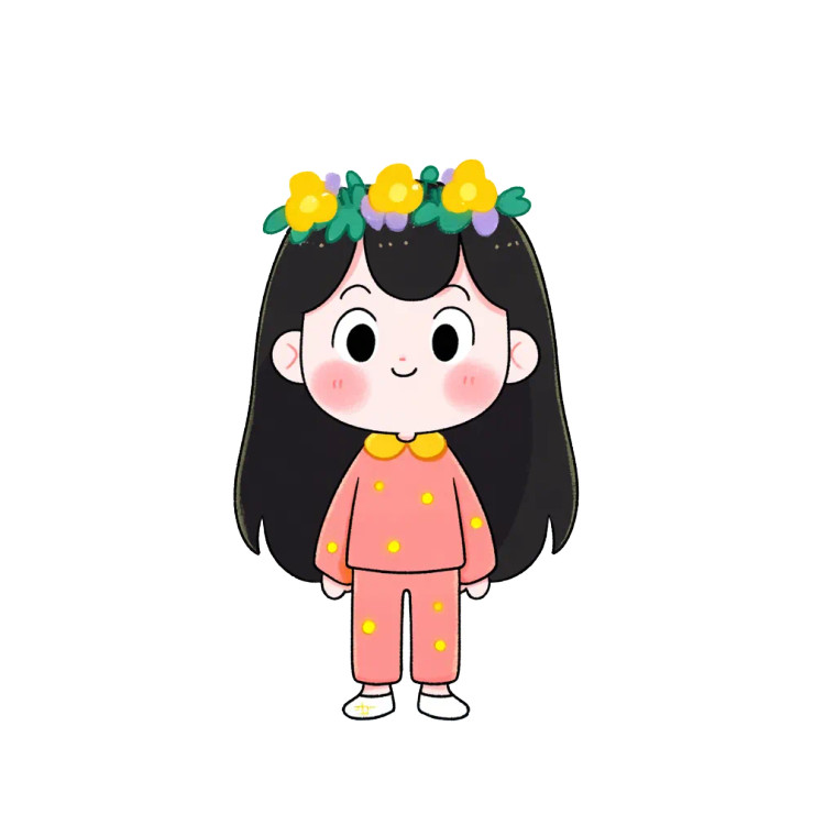 Lily In Pajamas Vinyl Car Decal Sticker – Waterproof & UV-Resistant 8"