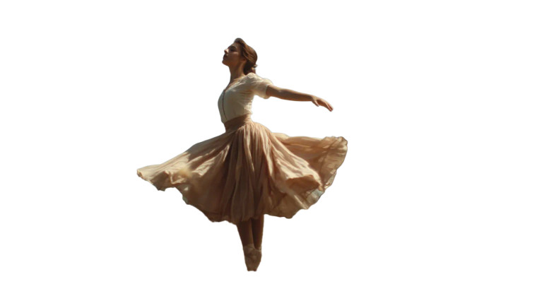 Graceful Dancer Vinyl Car Decal Sticker – Waterproof & UV-Resistant 8"