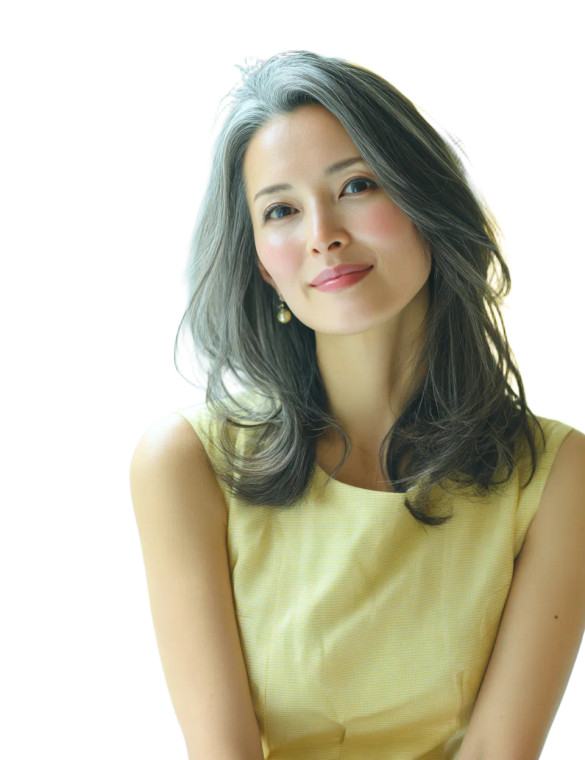 Smiling Professional Woman Vinyl Car Decal Sticker – Waterproof & UV-Resistant 8"