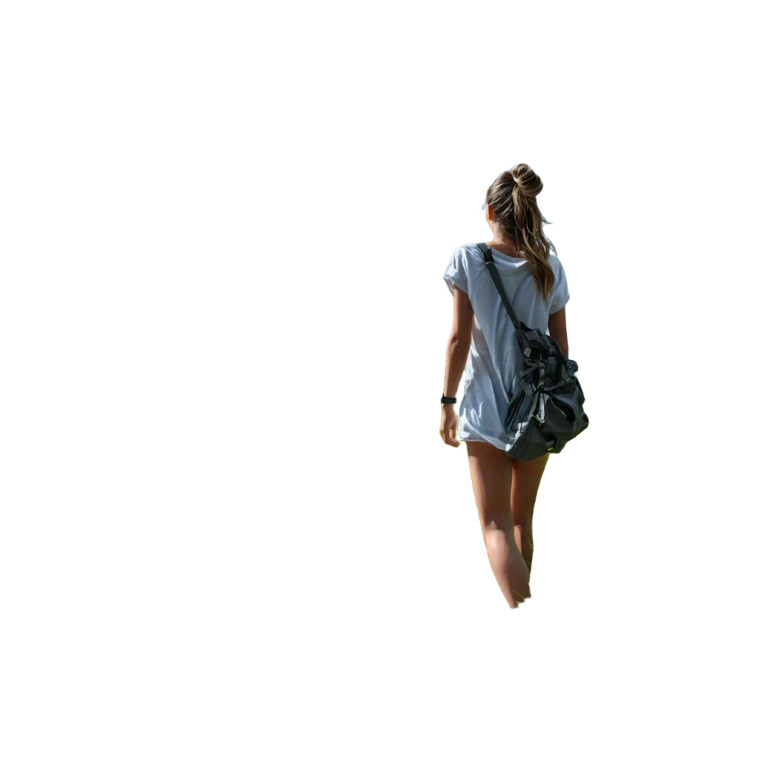 Persian Girl Landscape Vinyl Car Decal Sticker – Waterproof & UV-Resistant 8"