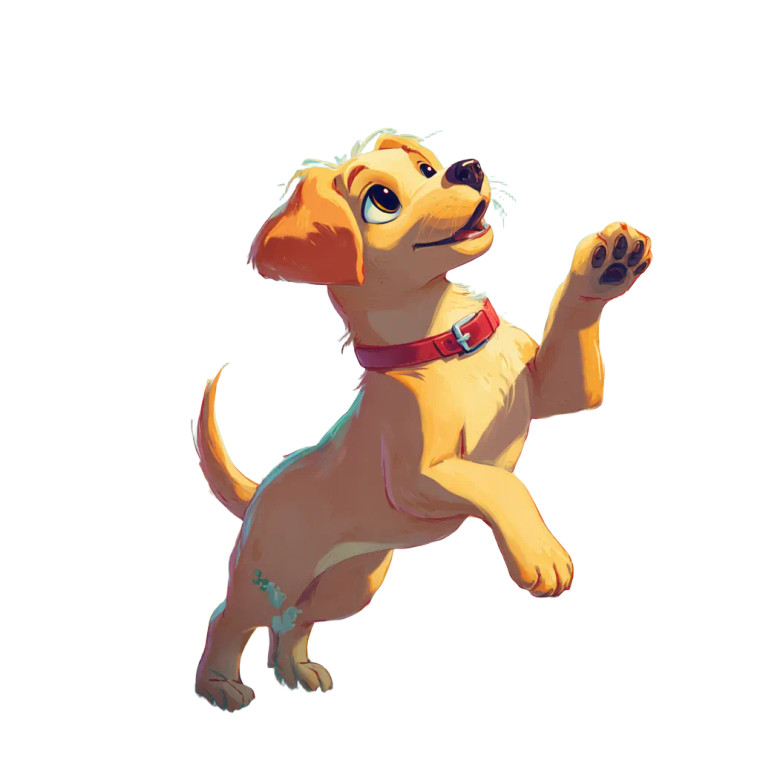 Playful Labrador Puppy Vinyl Car Decal Sticker – Waterproof & UV-Resistant 8"