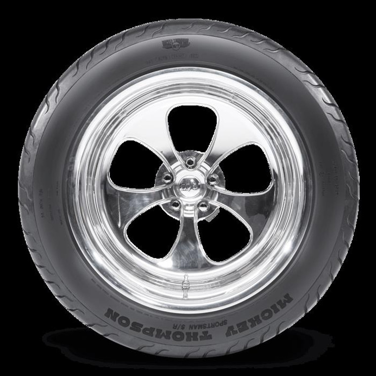 Mickey Thompson Sportsman S/R LT26 x 8.00R15 | High Mileage Radial Tire for Muscle Cars | Wet Traction, Staggered Fitments