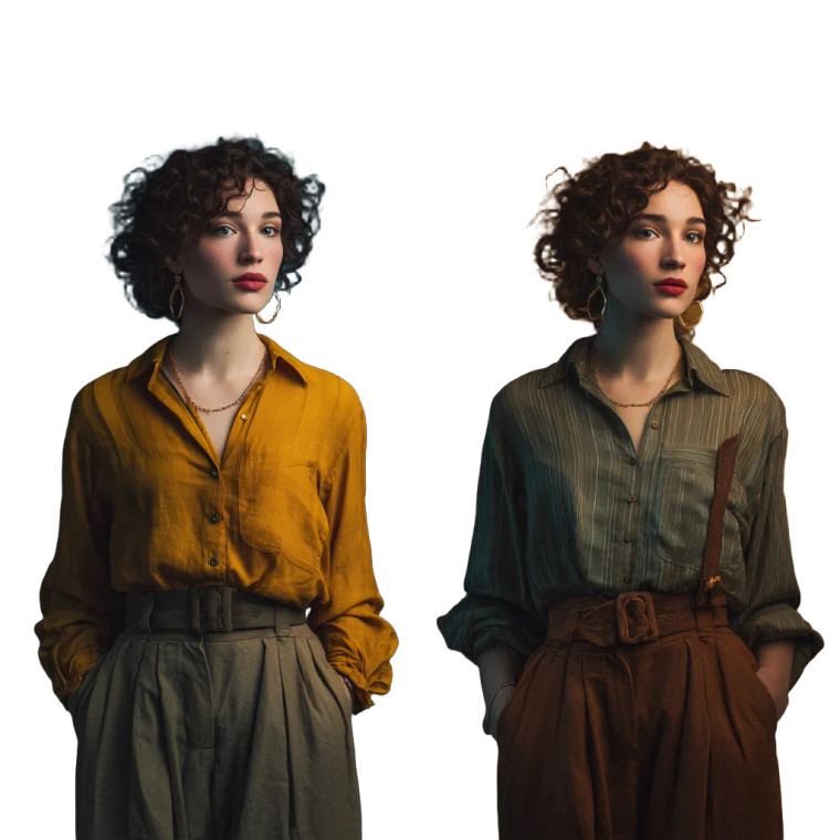 Woman In Attire Vinyl Car Decal Sticker – Waterproof & UV-Resistant 8"