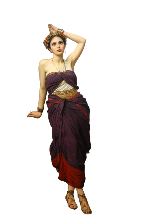 Greek Goddess Portrait V2 Vinyl Car Decal Sticker – Waterproof & UV-Resistant 8"