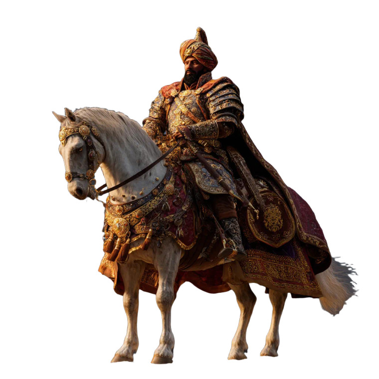 Ottoman Sultan Vinyl Car Decal Sticker – Waterproof & UV-Resistant 8"