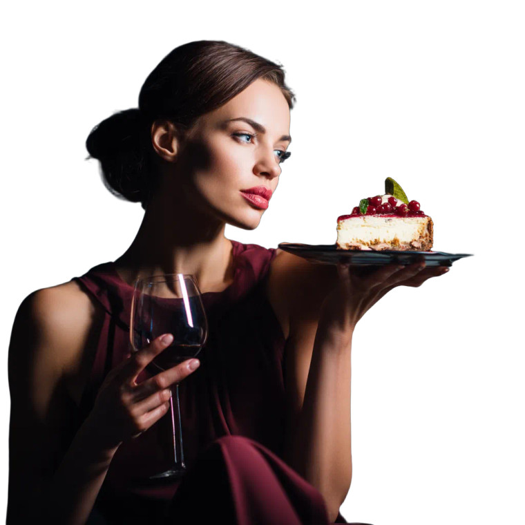 Craving Cheesecake Vinyl Car Decal Sticker – Waterproof & UV-Resistant 8"