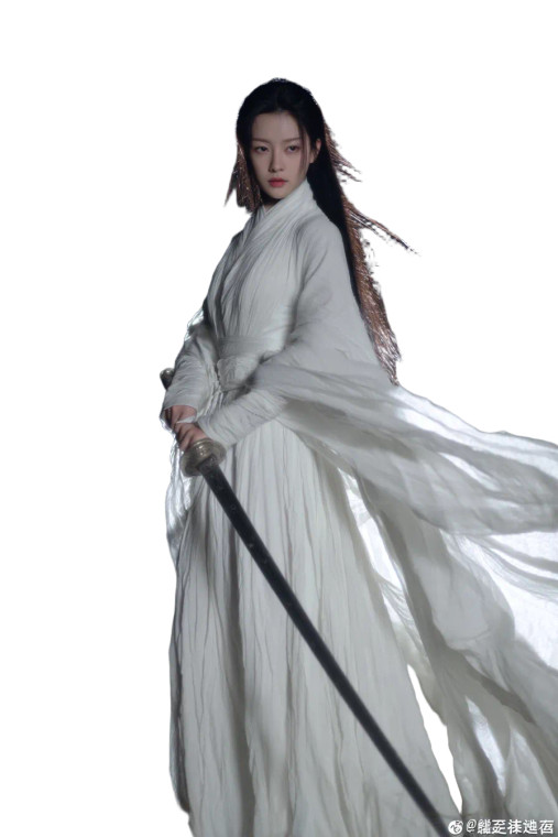 Mystical Swordswoman V2 Vinyl Car Decal Sticker – Waterproof & UV-Resistant 8"