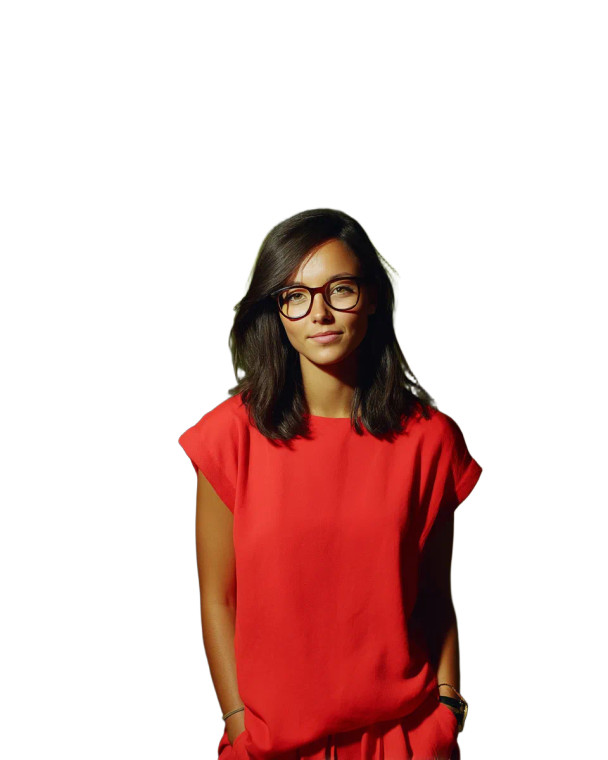 Smiling Spanish Blogger Vinyl Car Decal Sticker – Waterproof & UV-Resistant 8"