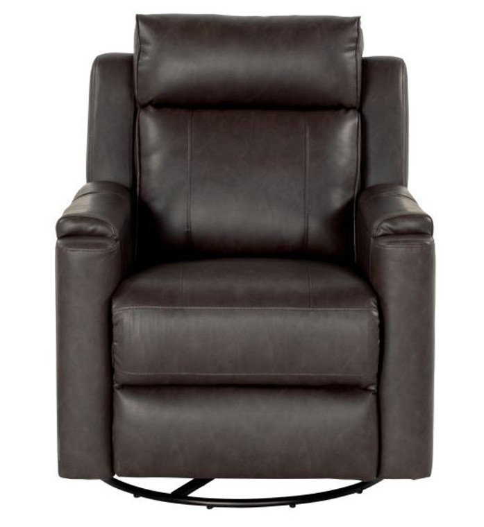 Thomas Payne Swivel Recliner | Millbrae Euro Leather Vinyl | Easy to Clean | RV Design