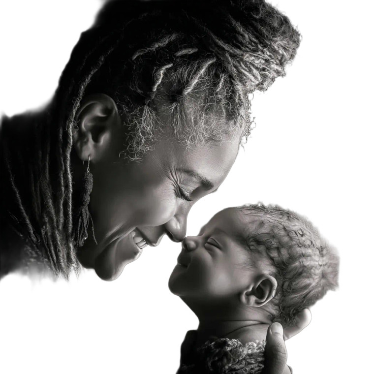 Mother And Newborn V9 Vinyl Car Decal Sticker – Waterproof & UV-Resistant 8"