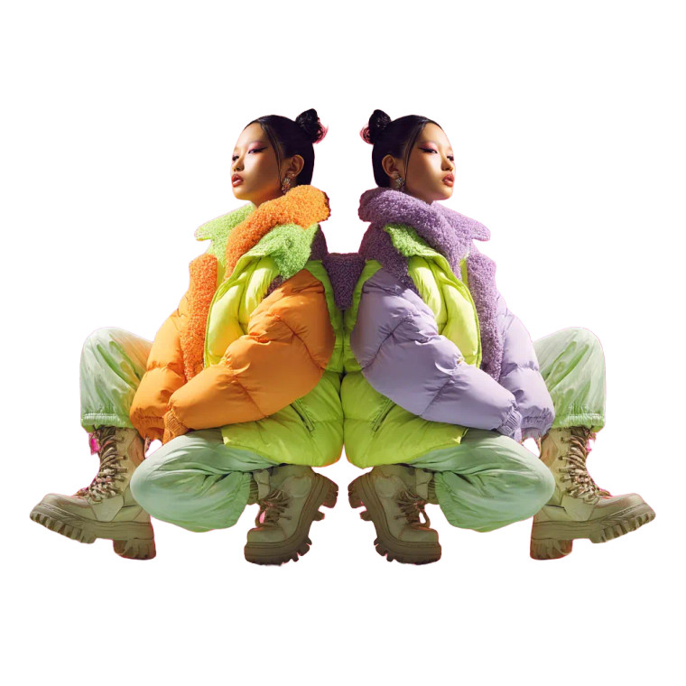 Stylish Models Duo Vinyl Car Decal Sticker – Waterproof & UV-Resistant 8"