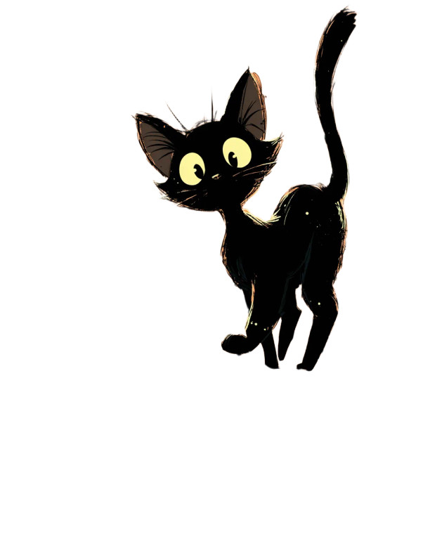 Mischievous Moonlit Kitten Vinyl Car Decal Sticker – Waterproof & UV-Resistant 8"