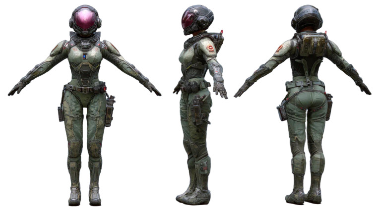Sci-Fi Soldier Vinyl Car Decal Sticker – Waterproof & UV-Resistant 8"