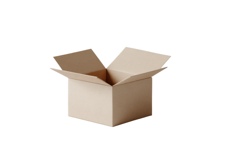 Open Cardboard Box V2 Vinyl Car Decal Sticker – Waterproof & UV-Resistant 8"