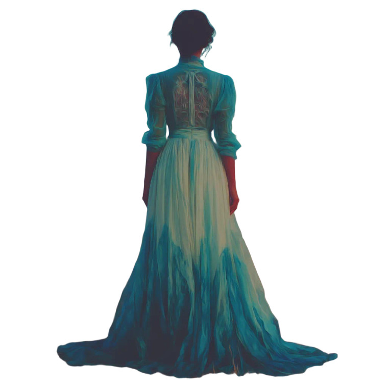 Woman In Desert Vinyl Car Decal Sticker – Waterproof & UV-Resistant 8"